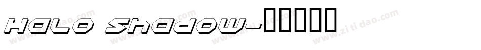 Halo Shadow字体转换